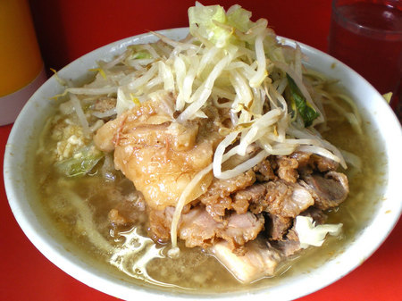 三田本店ラーメンブタダブルニンニクアブラカラメ092607