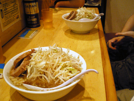 荻窪二郎ラーメン野菜マシマシ091107