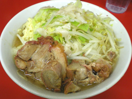 桜台二郎ラーメンニンニクアブラ092807