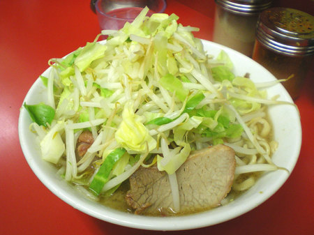 桜台二郎ラーメン野菜092807
